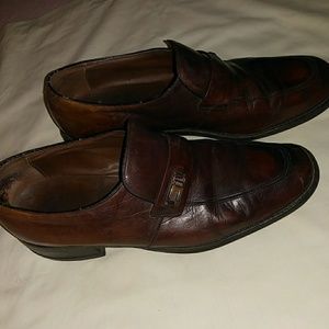 MEN BROWN DRESS SHOES SIZE 11